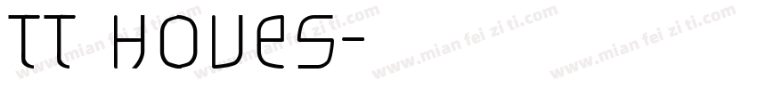 TT Hoves字体转换